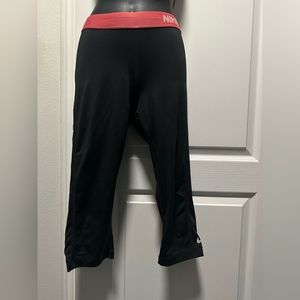 Black Nike pro work out pants size medium